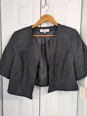 Traje chaqueta blazer negro recortado Jones Wear para mujer talla 14W Foto 1 de 4