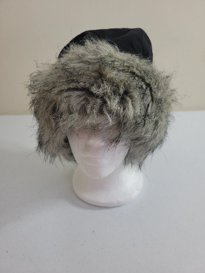 Sombrero pastillero cosaco nieve invierno piel sintética tostado Nine West para mujer talla única Foto 1 de 4