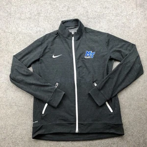 Chaqueta MTSU Raiders Para Hombre Gris Medio Azul Bordada Tenis Equipo Nike Emitida - Imagen 1 de 8