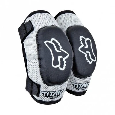 Fox KIDS MX Armour - (4-7 Years) Titan Elbow Guards (Grey/Black) - Image 1 of 2