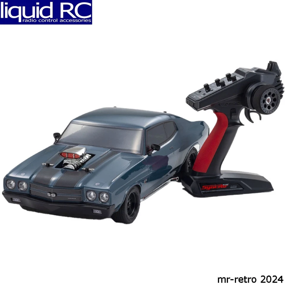 Kyosho 34494T1 Fazer Mk2 Ve 1970 Chevelle Supercharged Dark Blue - Image 1 of 1