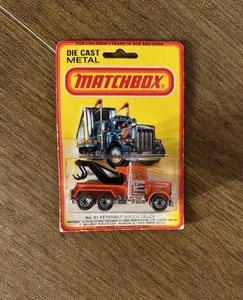 1980 Matchbox Peterbilt Wreck Truck #61 Sealed On Card. Great Condition See Pics - Picture 1 of 3