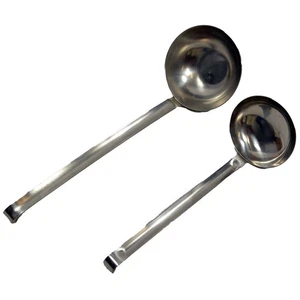 Dänische Armee Schöpfkellen Set Militär Army Kellen-Set Servierkelle 2-teilig - Bild 1 von 1