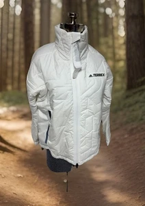 NEU $ 200 Adidas Terrex Jacke Größe M Made W Parley Ocean Kunststoff TXMS nicht gefärbt - Bild 1 von 23