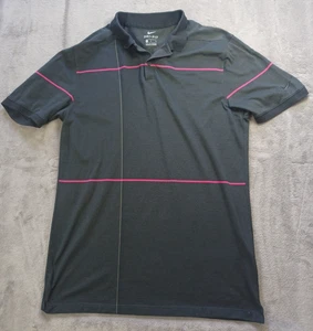 Polo Nike Dri-Fit nera taglia media uomo top sport casual golf colletto - Foto 1 di 10