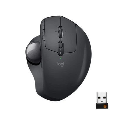 Logitech MX ERGO Advanced Wireless Trackball for Fast Charging Compatible with W - Image 1 of 4