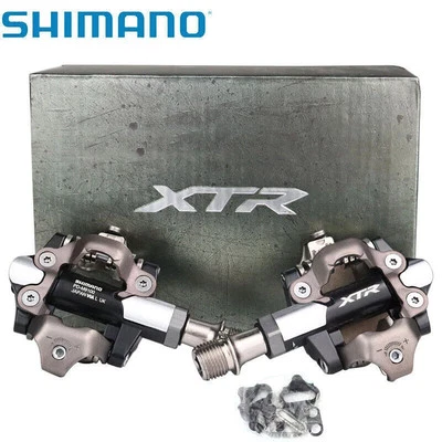 Shimano XTR PD-M9100 SPD Race MTB/XC Race Pedal Standard Bike Pedals Set Cleats - Image 1 of 4