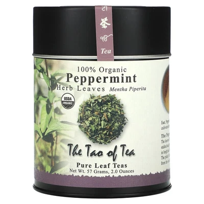 The Tao of Tea Organic Herbal Tea Peppermint 2 oz 57 g Caffeine-Free & Decaf, - Image 1 of 2
