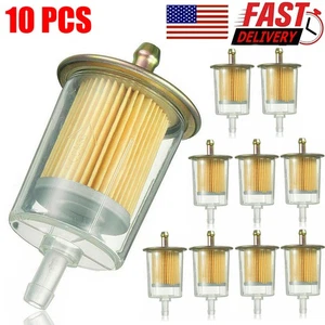 10x Universal 5/16" Fuel Filter High Performance Industrial Inline Gas Fuel Line - Picture 1 of 12