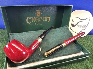 Chacom Inspiration 861 Smooth Red unsmoked Briar Estate Pfeife, Box/Sleeve - Bild 1 von 18