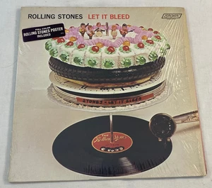 LP Rolling Stones Let It Bleed NPS-4 W/O Poster (EX Vinyl) Shrink - Picture 1 of 13