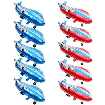  10 Pcs Toy Planes Airplane Party Favors for Kids Ballon Aircraft - image 1 of 4