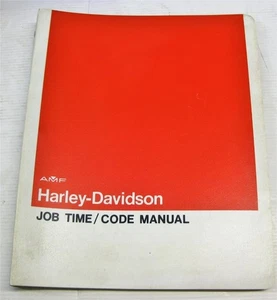 HARLEY-DAVIDSON Motorcycle Job Time/ Code Manual 1976 #99525-76 - Picture 1 of 6