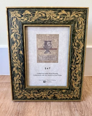 Marco de fotos Presidio MOLDEO ITALIANO ANTIGUO MADERA DORADA PARA 5x7 Independiente Foto 1 de 4