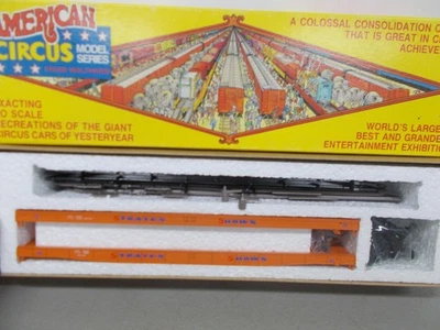 WALTHERS-AMERICAN CIRCUS SERIES-STRATES SHOWS-FLAT CAR'S #52 & #53-HO SCALE - Image 1 of 4