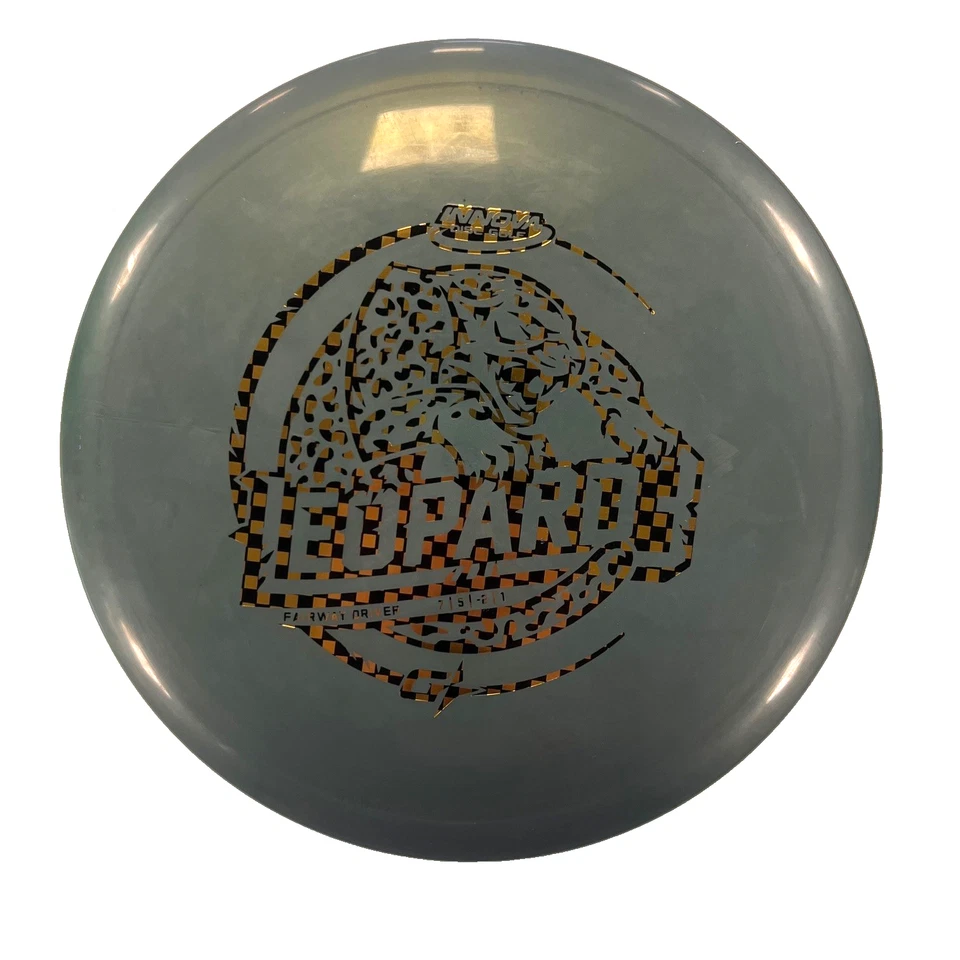 NEW DISC GOLF INNOVA GSTAR LEOPARD3 FAIRWAY DRIVER 171g TEAL/GREY W CHECKER FOIL - Image 1 of 1