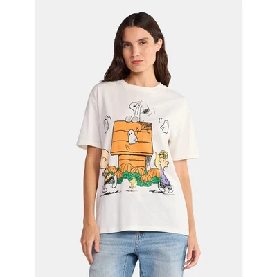 Camiseta Peanuts Snoopy & Friends Halloween Mujer XXL Foto 1 de 4