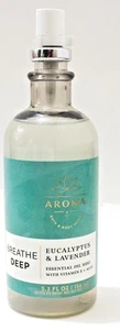 Bath & Body Works EUCALYPTUS & LAVENDER ESSENTIAL OIL MIST BREATHE DEEP 8 oz - Picture 1 of 2