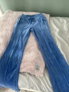 Juicy Couture Women's Royal Blue Tracksuit Bottoms Size Extra Small - Picture 1 of 5