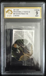 2001 Dragon Ball Z Dizk | Goku Powers Up 57 | SEALED | Graded Tazo | CGA Mint 9 - Picture 1 of 2