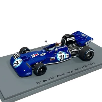 Modellino F1 Spark 1/43 Tyrrell 003 Jackie Stewart #21 Winner Argentina GP 1972 - Immagine 1 di 4