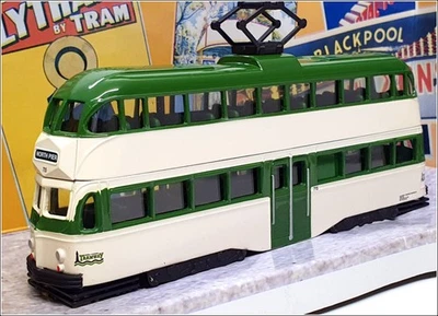 Corgi Appx 15cm Long Diecast 43509 - Blackpool Balloon Tram 1990s - Image 1 of 4