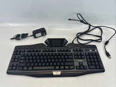 Logitech G19 Gaming LED Programmable Display Keyboard Y-U0005 With Power Cord - Image 1 of 4