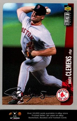 1996 Collector's Choice Silver Signature BASEBALL #60 Roger Clemens - Image 1 of 2