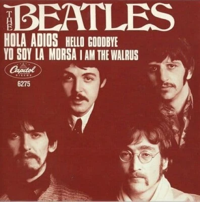 THE BEATLES Hello, Goodbye Vinyl Record Single 7 Inch Capitol 2019 & Rock Music - Image 1 of 4