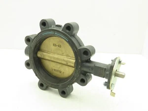 6" Butterfly Valve Lug Style AL/Bronze Disc No Handle - Picture 1 of 6