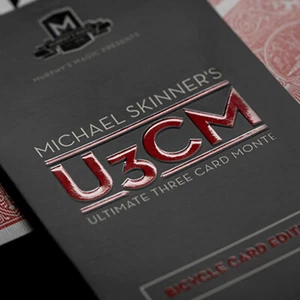 Michael Skinner's Ultimate 3 Card Monte RED by Murphy's Magic Supplies Inc. - T - Picture 1 of 5