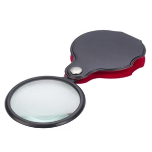 10X Foldable Magnifying Glass Handheld Optical Magnifier Pocket Reading Loupe - Picture 1 of 9