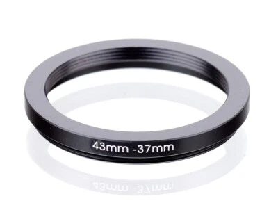 43-37mm Metal Step Down Ring Lens Adapter 43 Male to 37 Female Thread UK - STOCK - Image 1 of 3