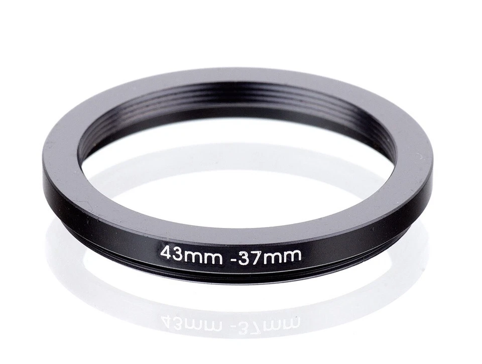 43-37mm Metal Step Down Ring Lens Adapter 43 Male to 37 Female Thread UK - STOCK - Image 1 of 3