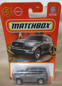 Matchbox 1-100 Series #23 2022 Infiniti QX80 in Gray 1:64 diecast - Picture 1 of 4