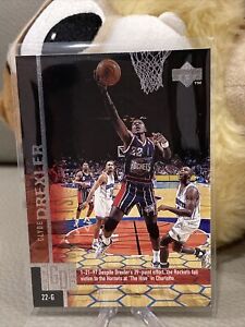 NBA 1997-98 Upper Deck Game Dated Houston Rockets Clyde Drexler