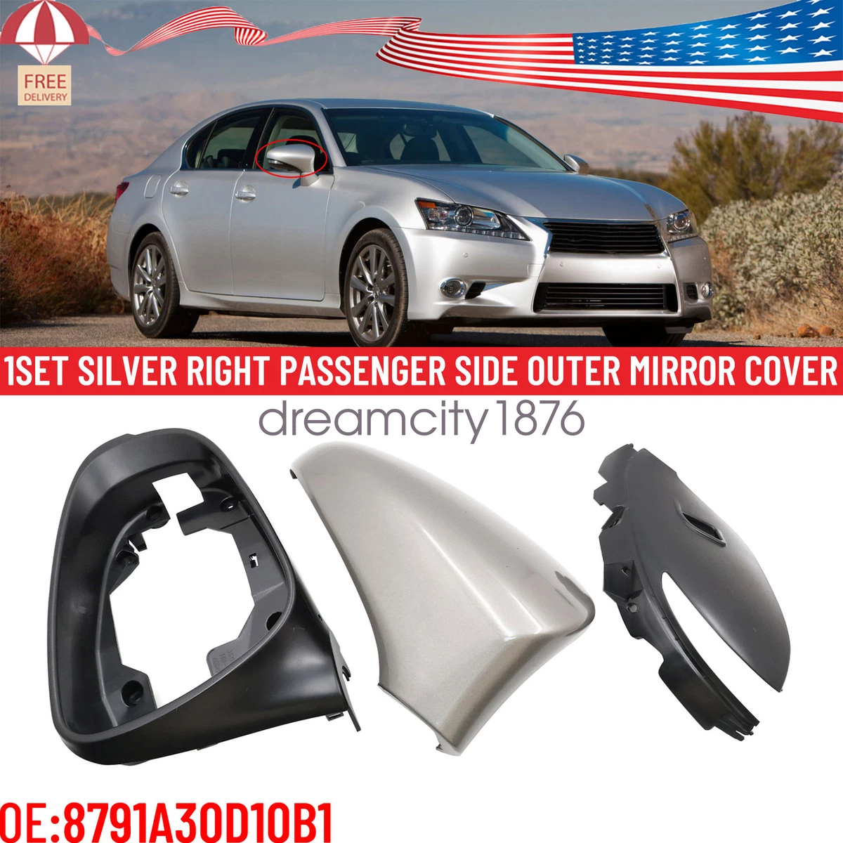 Para 2013-2020 Lexus GS GSF RC RCF LS IS M Tilo