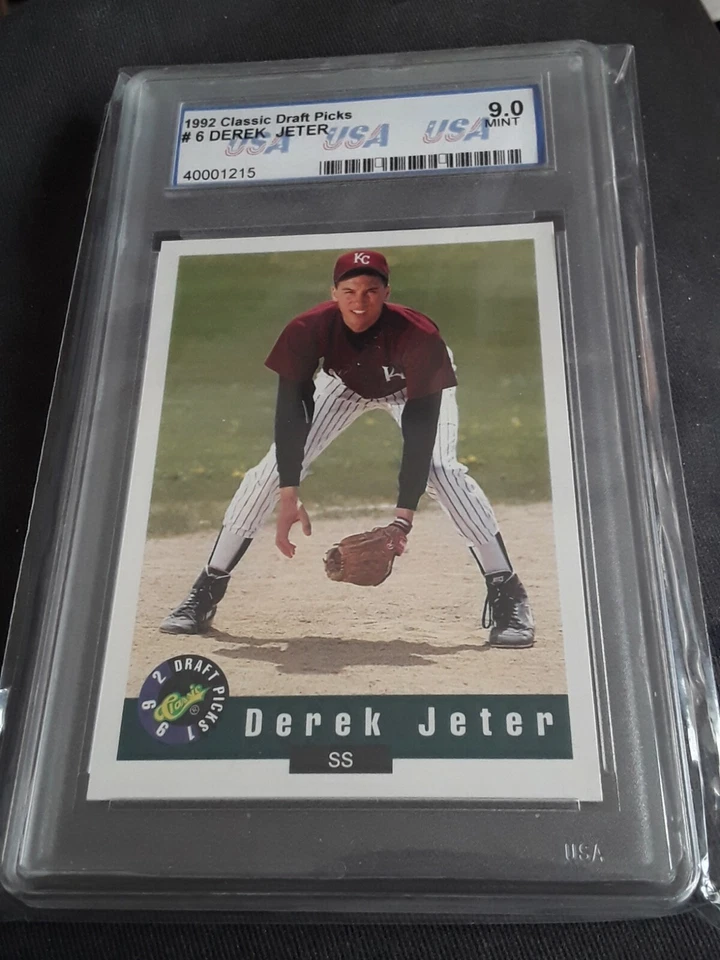 Derek Jeter SP NY Yankees Graded 9.0 1992 Classic Draft Picks Rookie - Image 1 of 3