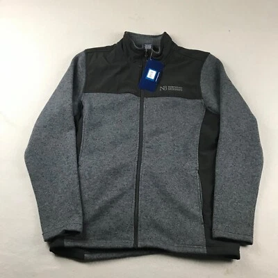 Charles River Apparel Sweatshirt Mens Large Gray Fleece Full Zip Jacket NWT - Image 1 of 4