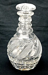 Vintage ungewöhnlich für Whisky & Schnaps Glas Karaffe 9,5" hoch. Sauber. ANSEHEN & LESEN - Bild 1 von 4