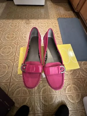 Circa Joan & David Dark Pink Loafer Size 9.5M - Image 1 of 4