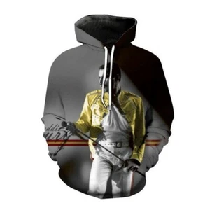Queen 3d Print Hoodies Rock Band Sweatshirt Men Women Fashion Oversized Hoodie - Picture 1 of 2