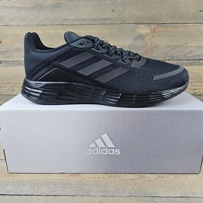 adidas Duramo SL Triple Black Mens Running Casual Shoes Sneakers Sz 7.5 NIB - Image 1 of 4