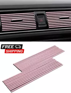 10x Solid Pvc Car Air Outlet Accessory Car Accessaries, Decoration Stripes Cover - Picture 1 of 5