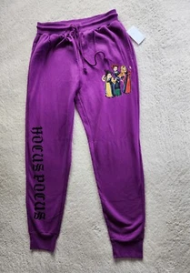 NWT Disney Hocus Pocus witch Halloween purple jogger sweatpants size L XL XXL 3X - Picture 1 of 13