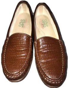 SAS SLIPPER HALBSCHUHE "DAMEN BRAUN PANTEN LEDER GRÖSSE 9 - Bild 1 von 6