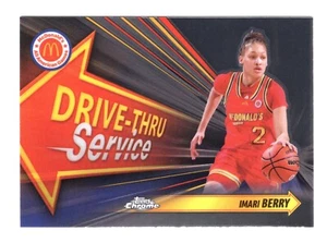Imari Berry 2024 Topps Chrome McDonalds All American Drive Thru Service #DTS-IMB - Picture 1 of 2