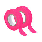2Rolls 0.6inch x 32.8feet Neon Gaffers Cloth Tape Glow in the Dark Tape, Pink