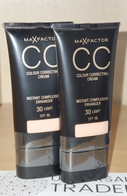 Max Factor CC Colour Correcting Cream - SPF10 - 2 x 30ml (60ml)  - Light - Image 1 of 2