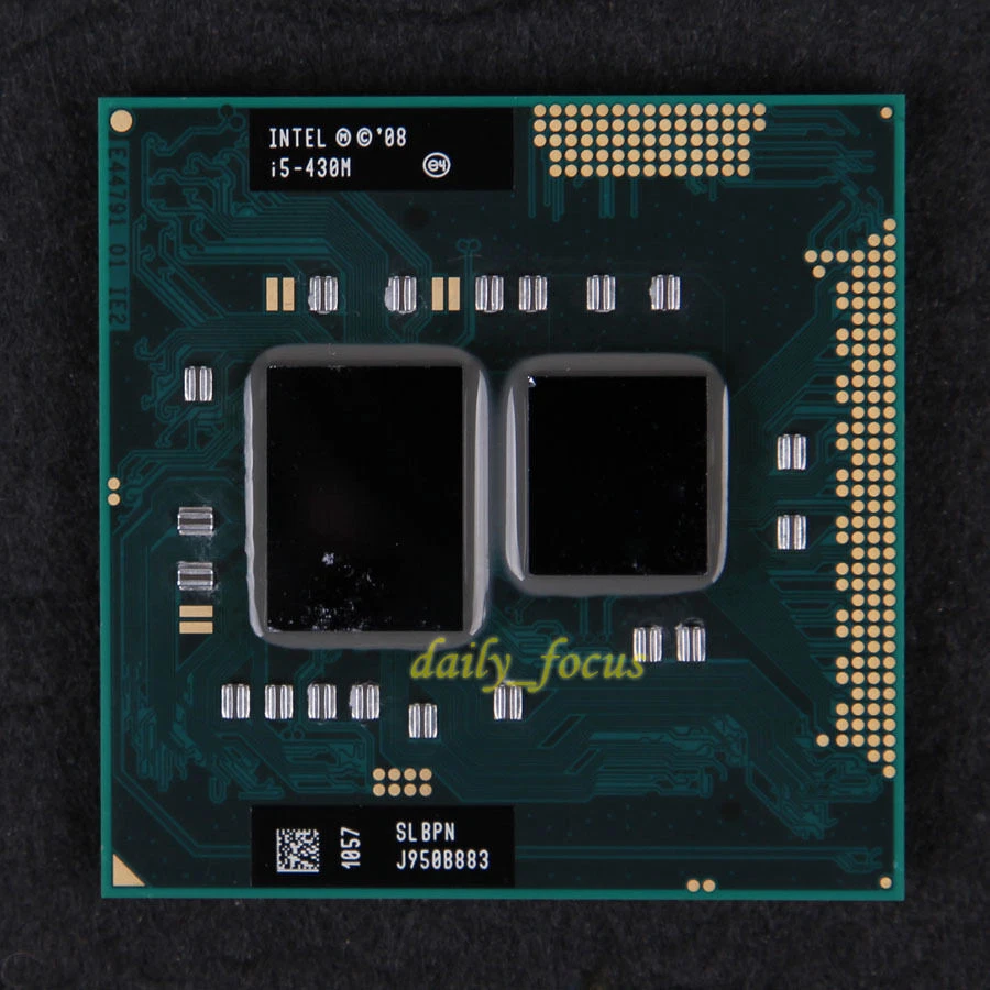 For Intel Core i5-430M SLBPN 2.26 GHz CP80617004161AD CPU Processor 2.5 GT/s - Image 1 of 1